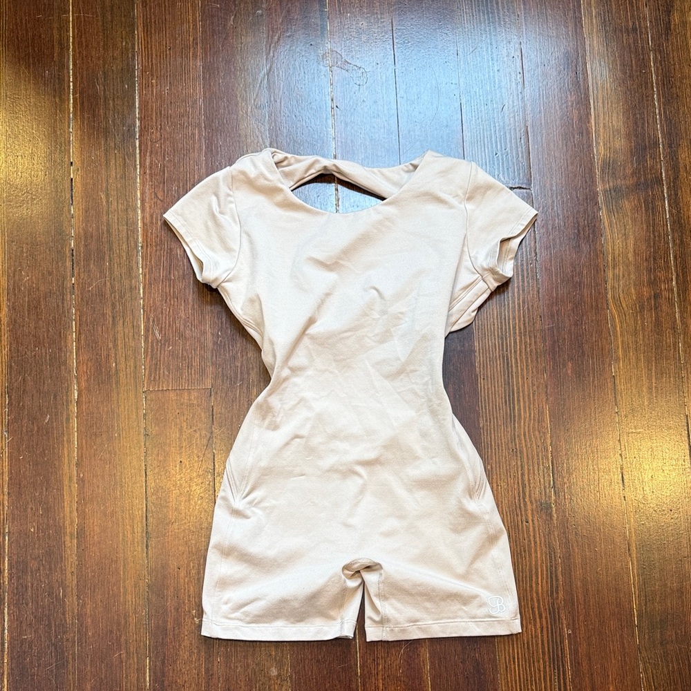 Bombshell Sportswear Tan Jumpsuit